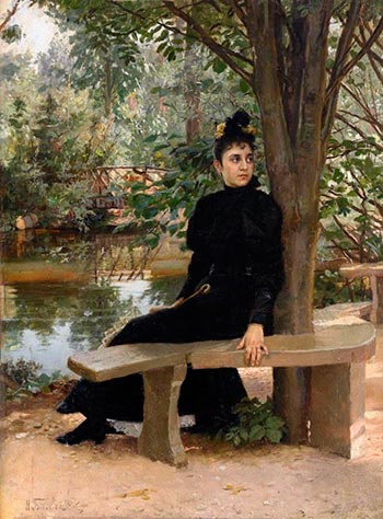 Николай Бодаревский. Красавица-декадентка (1903)